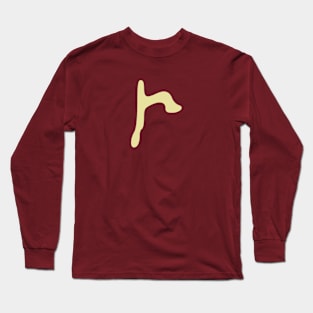 𐤑 - Letter Ş - Phoenician Alphabet Long Sleeve T-Shirt